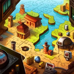 Map-based text games