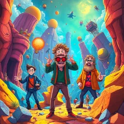 Metamayhem: Whose Adventure Is It Anyway? - Text-based game