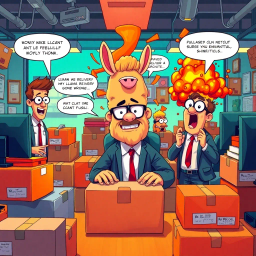 Distribution Disarray - Text-based game