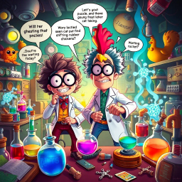 Lab Rascals: Whose Lab Is It Anyway? - Text-based game
