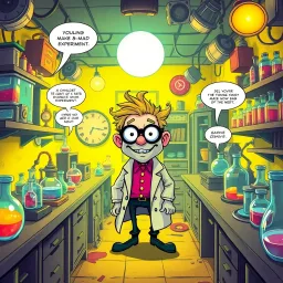 Whose Lab Is It Anyway? - Text-based game