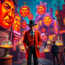 Whose Face Is It Anyway? - Text-based game