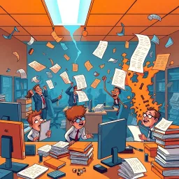 Corporate Chaos: The Workflow Wars - Text-based game