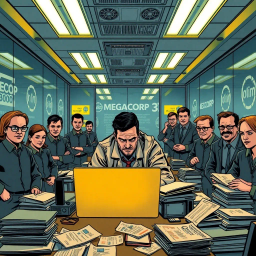 Corporate Climax - Text-based game