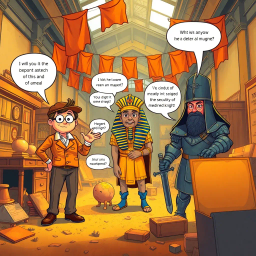 Relic Rumble: Whose Is It Anyway? - Text-based game