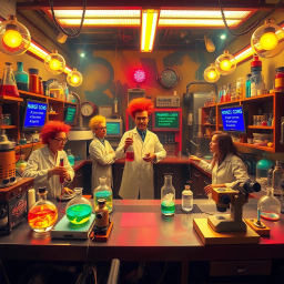 Whose Lab Is It Anyway? - Text-based game