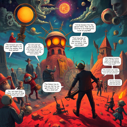 Chronochaos: Whose Time Is It Anyway? - Text-based game