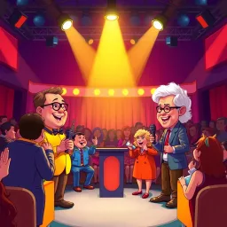 Quip Masters: The Roast of the Century - Text-based game