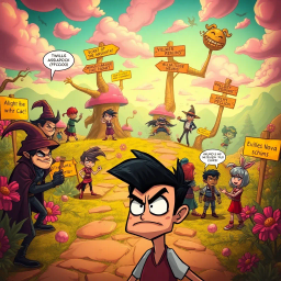 MetaQuest: Who's the Hero, Anyway? - Text-based game