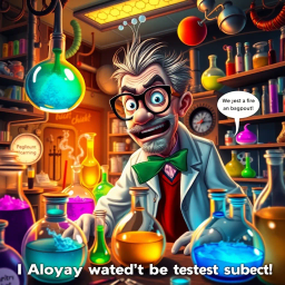 Whose Lab Is It Anyway? - Text-based game