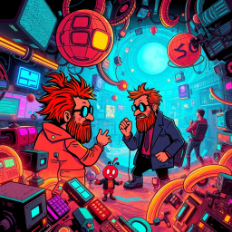 Metamayhem: Whose Adventure Is It Anyway? - Text-based game