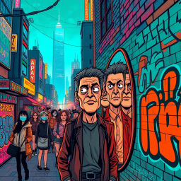 Whose Face Is It Anyway? - Text-based game