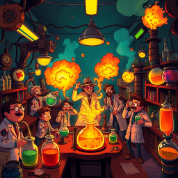 Whose Lab Is It Anyway? - Text-based game