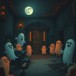 Hello, Whose Ghost Is It Anyway? - Text-based game