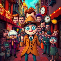 Whose Face Is It Anyway? - Text-based game