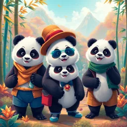 The Realm of Stylish Pandas - Text-based game