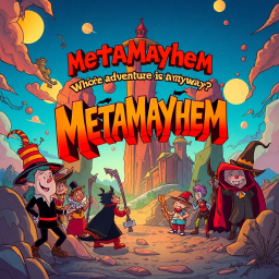 Metamayhem: Whose Adventure is it Anyway? - Text-based game