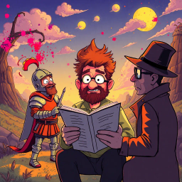 Metamayhem: Whose Adventure Is It Anyway? - Text-based game