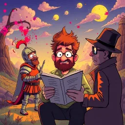 Metamayhem: Whose Adventure Is It Anyway? - Text-based game