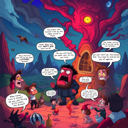 MetaMayhem: Whose Adventure is it Anyway? - Text-based game