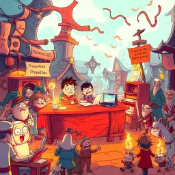 Whose Prophecy is it Anyway? - Text-based game
