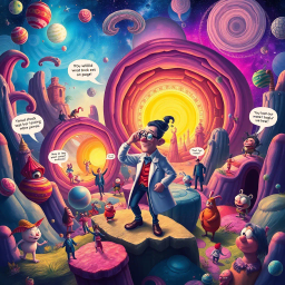 Spectrum Wars: Which Dimension is it Anyway? - Text-based game