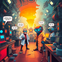 Whose Lab Is It Anyway? - Text-based game