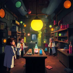 Whose Lab Is It Anyway? - Text-based game