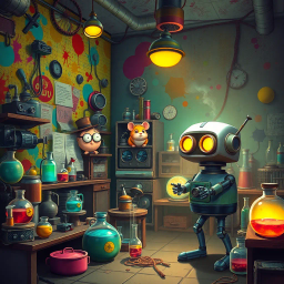 Whose Lab is it Anyway? - Text-based game