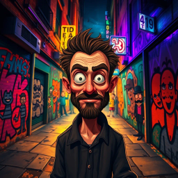 Whose Face Is It Anyway? - Text-based game