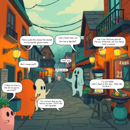 Hello, Whose Ghost Is It Anyway? - Text-based game