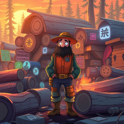 Whose Logs Are These, Anyway? - Text-based game