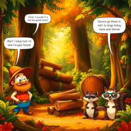 Whose Logs Are These, Anyway? - Text-based game