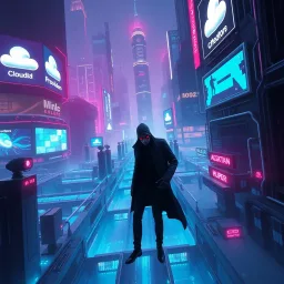 Cloud Wars: Data Escape - Text-based game