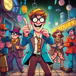 Chrono-Caper: Whose Time Is It Anyway? - Text-based game