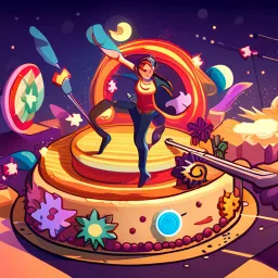 Cake Crusaders - Text-based game