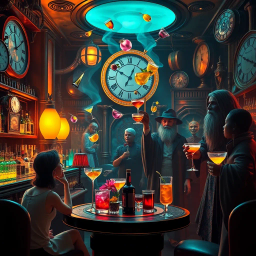 Chrono Cocktails: Whose Time Is It Anyway? - Text-based game