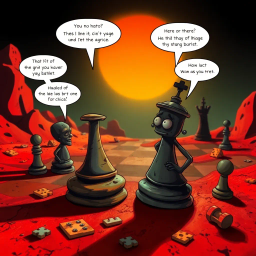 Whose Piece is it Anyway? - Text-based game