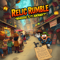 Relic Rumble: Whose Is It Anyway? - Text-based game