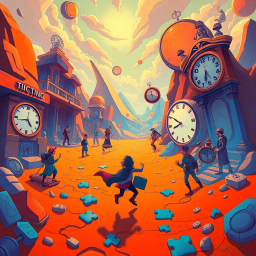 Chronocaper: Whose Time Is It Anyway? - Text-based game
