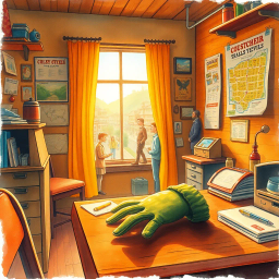 Whose Glove Is This? - Text-based game