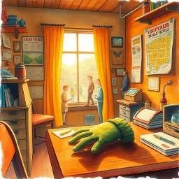 Whose Glove Is This? - Text-based game