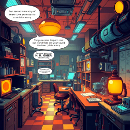 Whose Lab Is It Anyway? - Text-based game