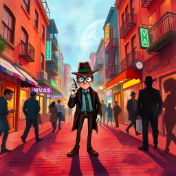 Whose Shadow Is It Anyway? - Text-based game