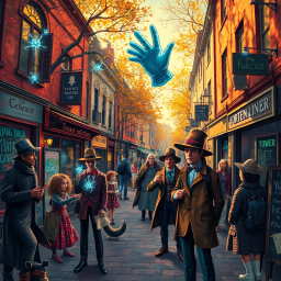 Whose Glove Is This? - Text-based game