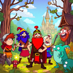 Questquake: Whose Adventure is it Anyway? - Text-based game