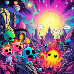 The Cosmic Poltergeist - Text-based game