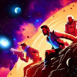 Cosmic Outlaws: Space Cowboy Chronicles - Text-based game