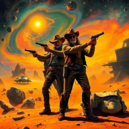 Cosmic Outlaws: Space Cowboy Chronicles - Text-based game
