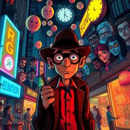 Whose Face is it Anyway? - Text-based game